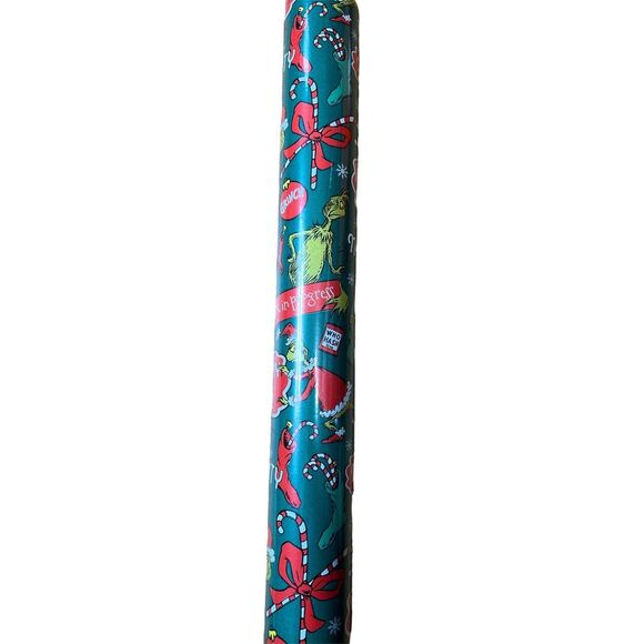 Dr Seuss The Grinch Premium Heavy Weight Gift Wrap - Picture 3 of 3